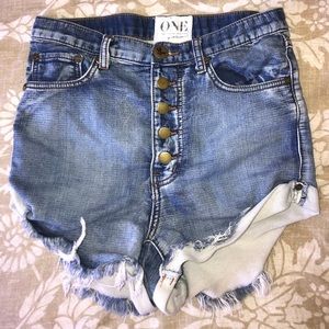 High waisted One Teaspoon shorts